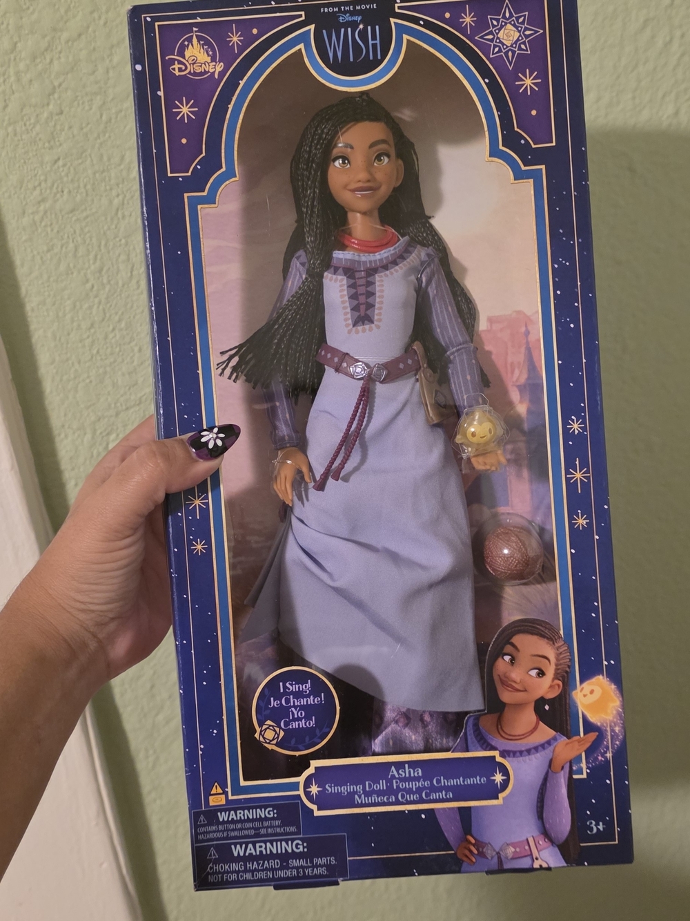 Disney Asha Singing Doll - Purple Dress